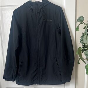 Columbia Men's Black Windbreaker Jacket